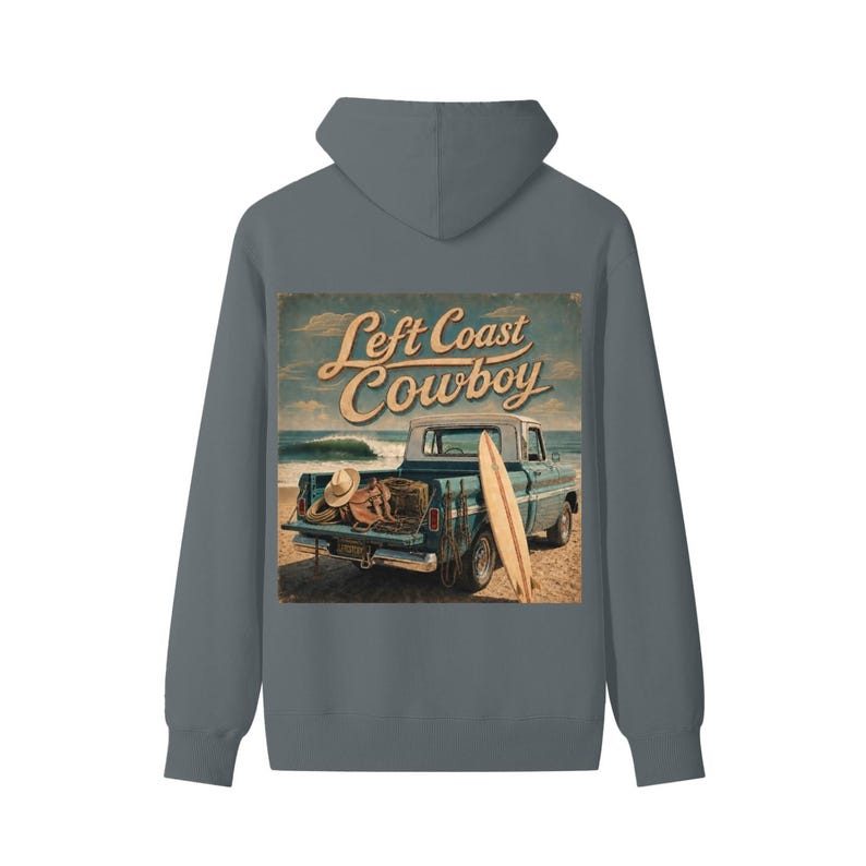 Left Coast Cowboy Beach Cotton Hoodie 2