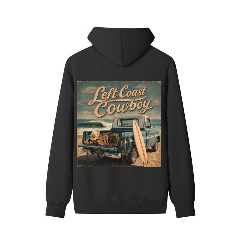 Left Coast Cowboy Beach Cotton Hoodie 4