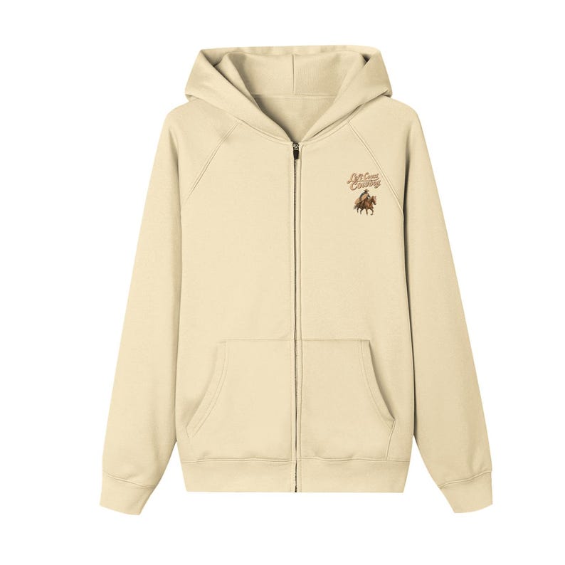 Left Coast Cowboy Collection Zip-up Fleece Hoodie 5
