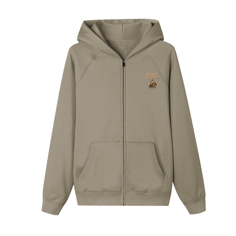 Left Coast Cowboy Collection Zip-up Fleece Hoodie 7