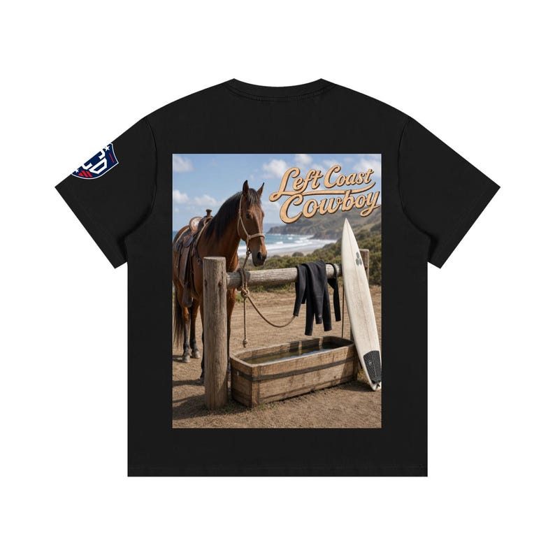 Left Coast Cowboy T-Shirt (Dark) 2