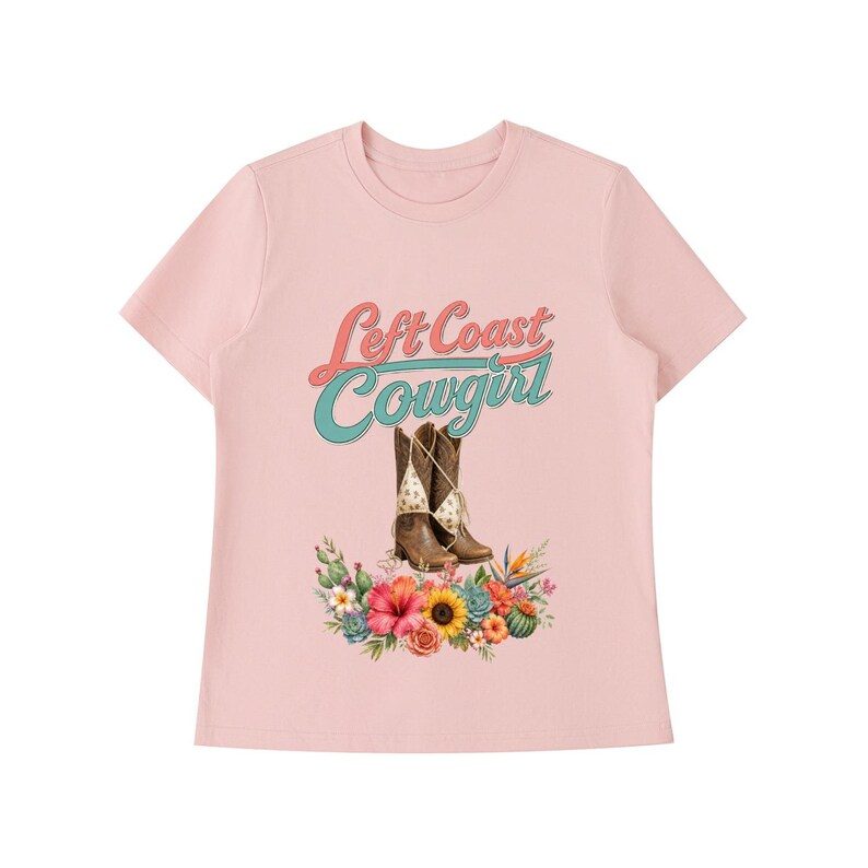 Left Coast Cowgirl Shoulder T-Shirt 11