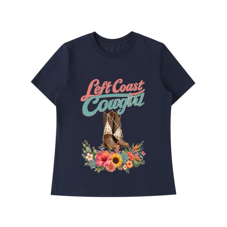 Left Coast Cowgirl Shoulder T-Shirt 15