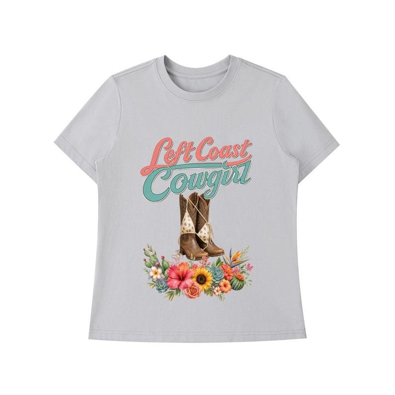 Left Coast Cowgirl Shoulder T-Shirt 7