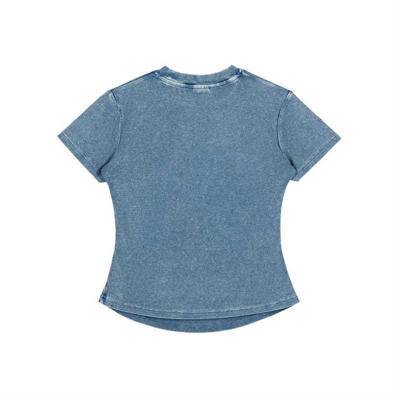 Left Coast Cowgirl Vintage Washed Bodycon Cotton T-Shirt 8