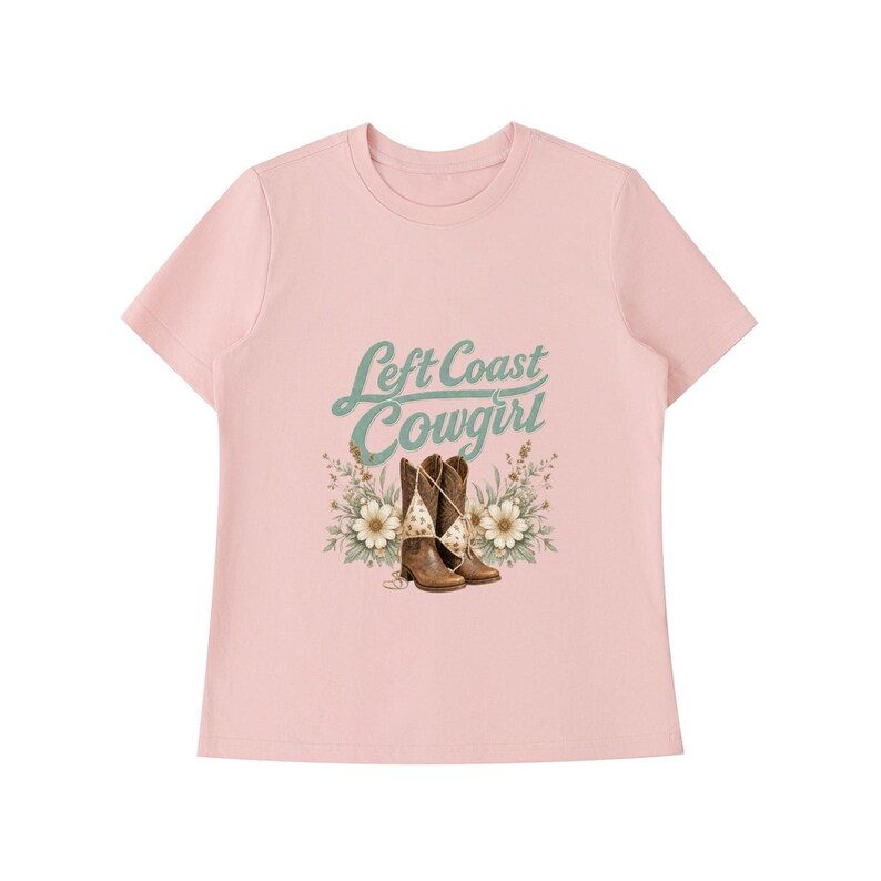 Left Coast Cowgirl Wildflower Shoulder T-Shirt 11