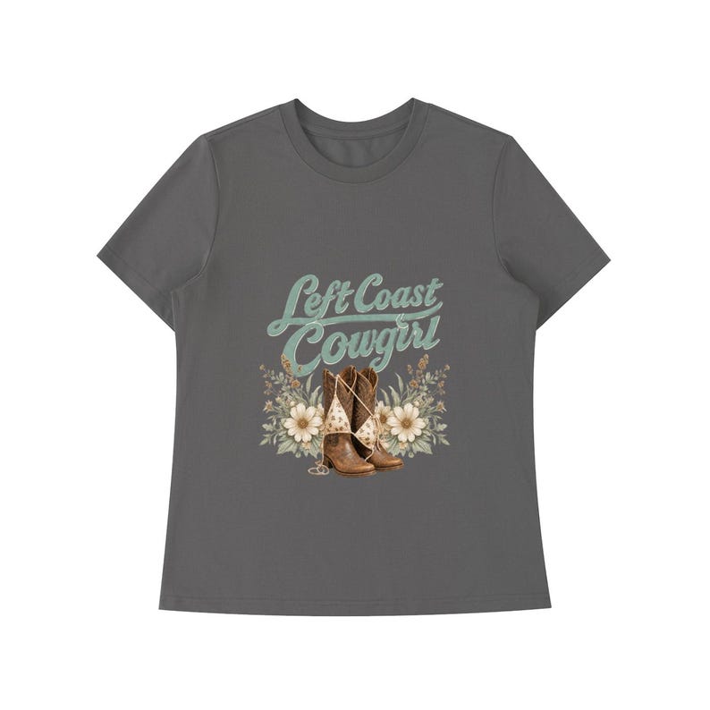 Left Coast Cowgirl Wildflower Shoulder T-Shirt 13