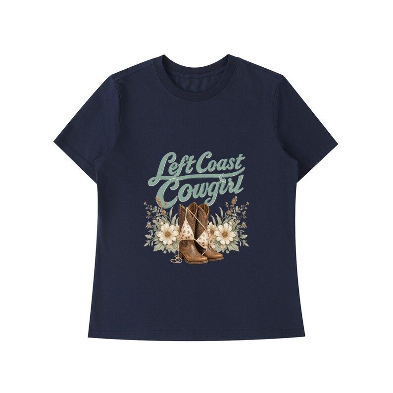 Left Coast Cowgirl Wildflower Shoulder T-Shirt 15