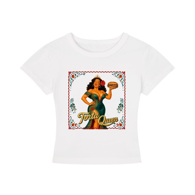 Torta Queen Women's Cropped T-Shirt 3